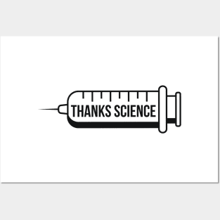 Thanks Science Vaccines Posters and Art